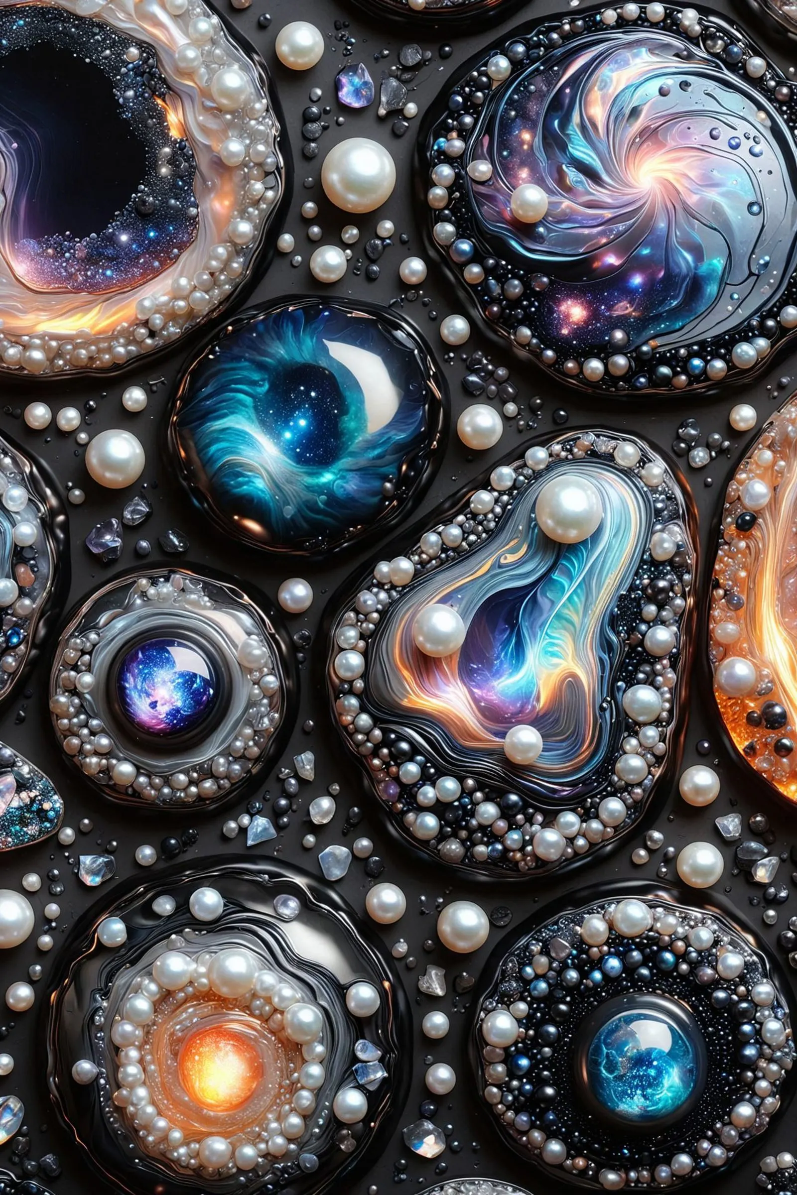 珍珠的变形世界风格 Pearlum World Morph LoRA AI绘画作品_Qpipi