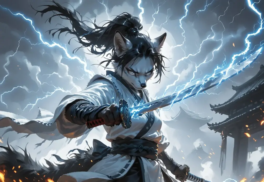 图片[2]_Elemental Dragon Samurai LoRA Pony-Flux，龙元素战士_Qpipi