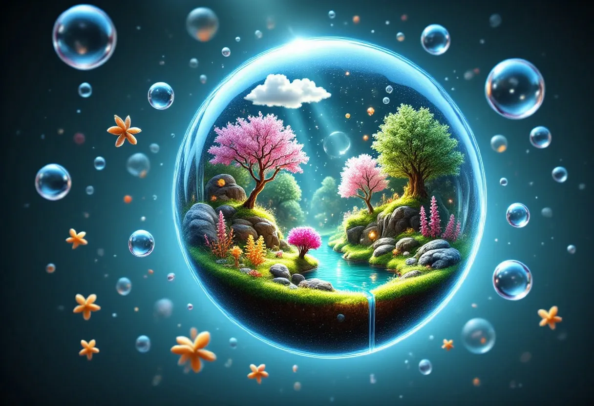 v2.0新图：Hidden Worlds LoRA Flux AI绘画作品