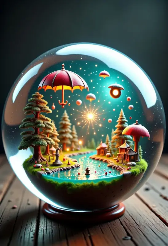 付费图片-v2.0新图：Hidden Worlds LoRA Flux AI绘画作品
