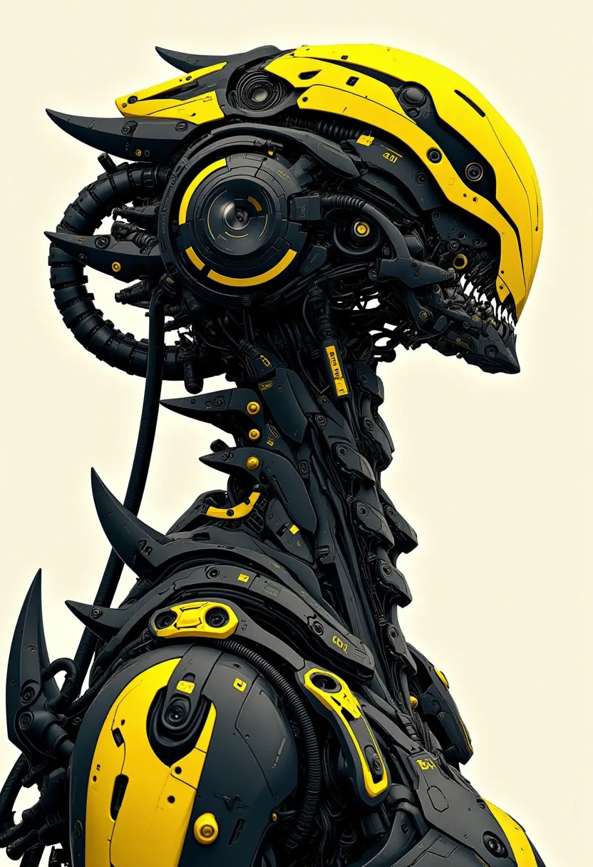 NAI & Flux1.D The Edgy Mech LoRA 自创前卫机甲风格_Qpipi