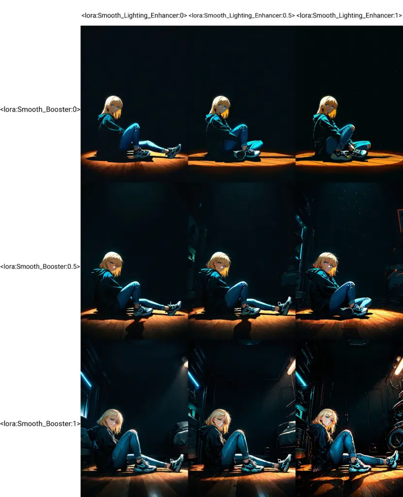 图片[4]_Smooth Lighting Enhancer Illustrious LoRA 照明效果优化器_Qpipi