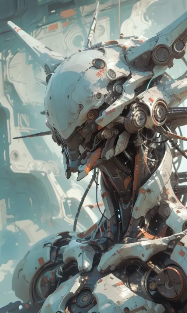 图片[1]_NAI & Flux1.D The Edgy Mech LoRA 自创前卫机甲风格_Qpipi