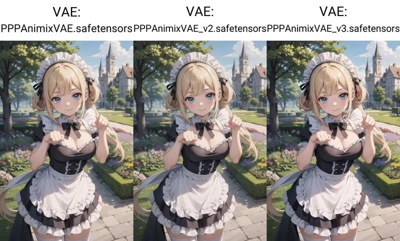 PPPAnimix VAE SD1 & SDXL 图像和色彩优化_Qpipi